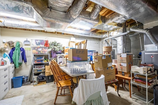 416 Mcdaniel St, Monroe, GA 30655 - view of unfinished below grade area
