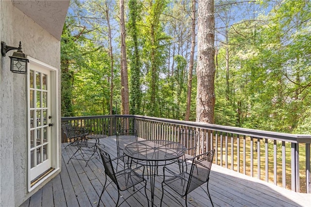 5396 Turnbill Pt NW, Acworth, GA 30101 - deck featuring outdoor dining area