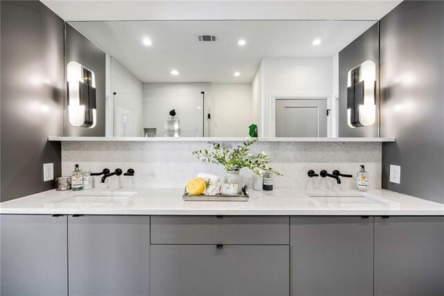 726 Edgewood Ave NE, Atlanta, GA 30307 - bar with visible vents, recessed lighting, and a sink
