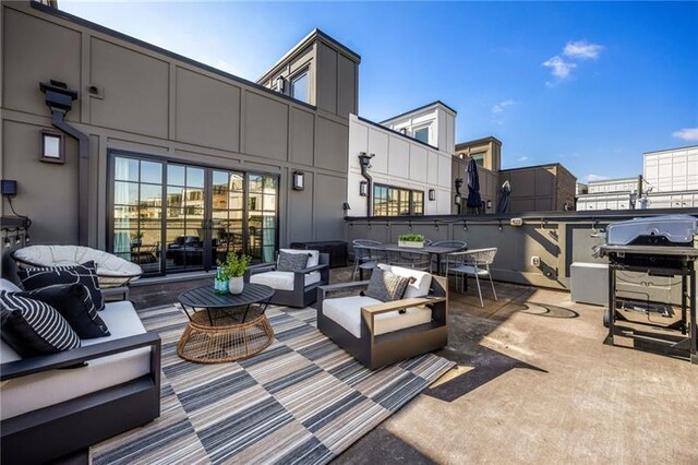 726 Edgewood Ave NE, Atlanta, GA 30307 - view of patio with outdoor lounge area and outdoor dining area