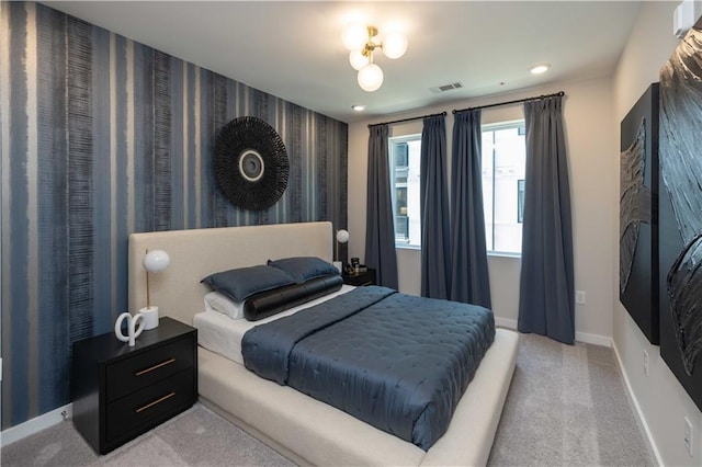 392 Pratt Dr Unit 2014, Atlanta, GA 30315 - carpeted bedroom featuring baseboards and recessed lighting