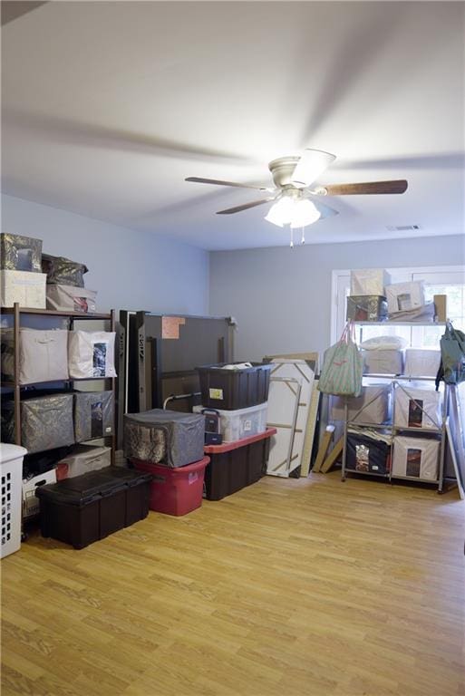 6985 Shane Ln, Cumming, GA 30028 - storage room with a ceiling fan