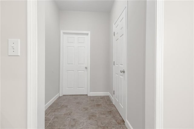 hall with baseboards