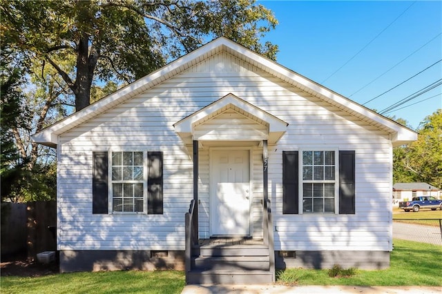 view of bungalow-style home