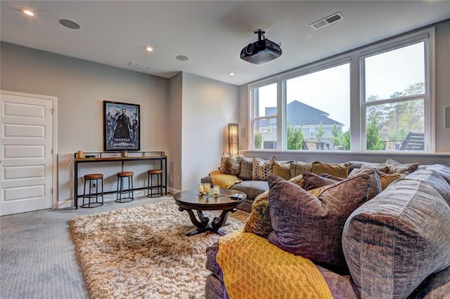 13 Clearwater Ct, Hoschton, GA 30548 - living area with carpet floors and recessed lighting