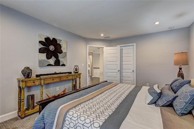 13 Clearwater Ct, Hoschton, GA 30548 - bedroom featuring recessed lighting, baseboards, and carpet flooring
