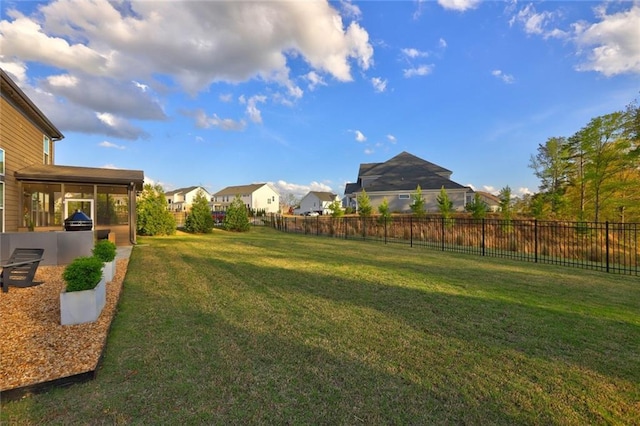 13 Clearwater Ct, Hoschton, GA 30548 - view of yard with a residential view and a sunroom