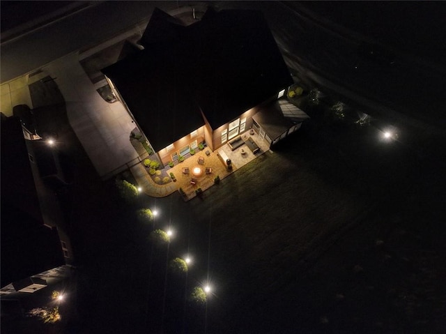 13 Clearwater Ct, Hoschton, GA 30548 - view of aerial view at night