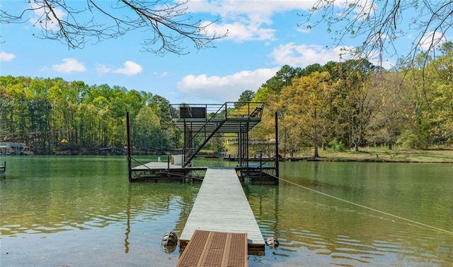 3578 Hope Rd, Cumming, GA 30041 - view of dock featuring a water view