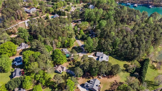 3578 Hope Rd, Cumming, GA 30041 - birds eye view of property featuring a water view