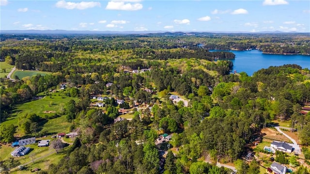 3578 Hope Rd, Cumming, GA 30041 - birds eye view of property featuring a forest view and a water view