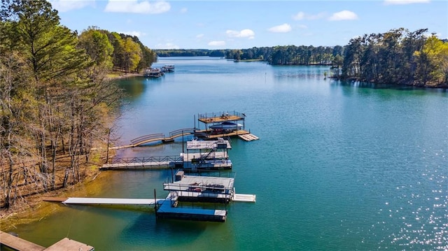 3578 Hope Rd, Cumming, GA 30041 - view of water feature featuring a floating dock