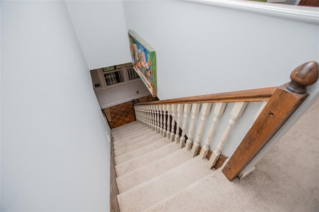 3187 Oak Grove Church Rd, Carrollton, GA 30117 - stairs featuring carpet