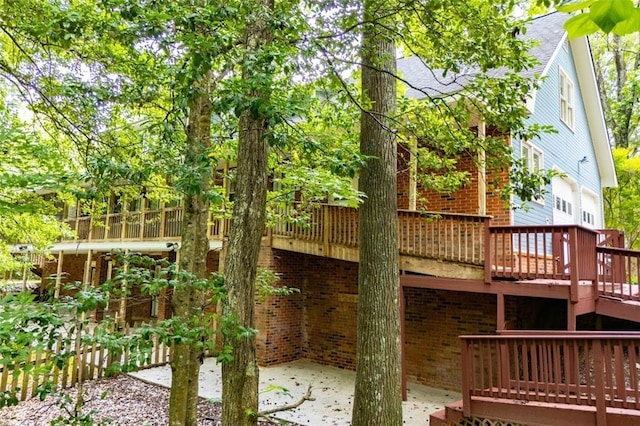 3187 Oak Grove Church Rd, Carrollton, GA 30117 - wooden terrace featuring a patio