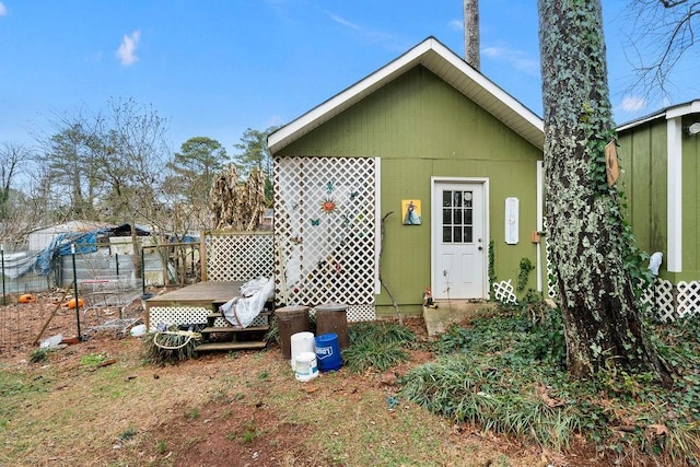 view of rear view of house