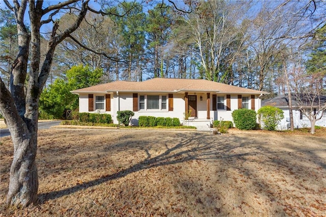 view of ranch-style home