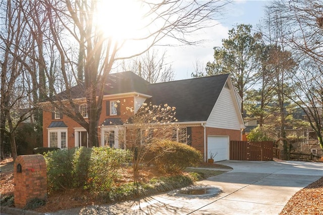 view of front of property