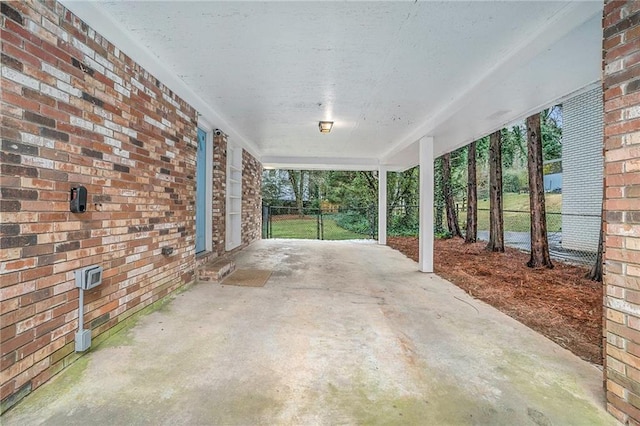 view of patio / terrace with driveway