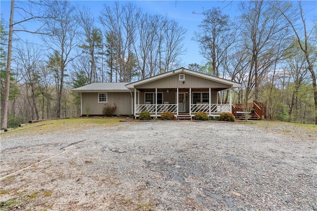 2144 Goat Neck Rd, Cleveland, GA 30528 - view of front of home with a porch