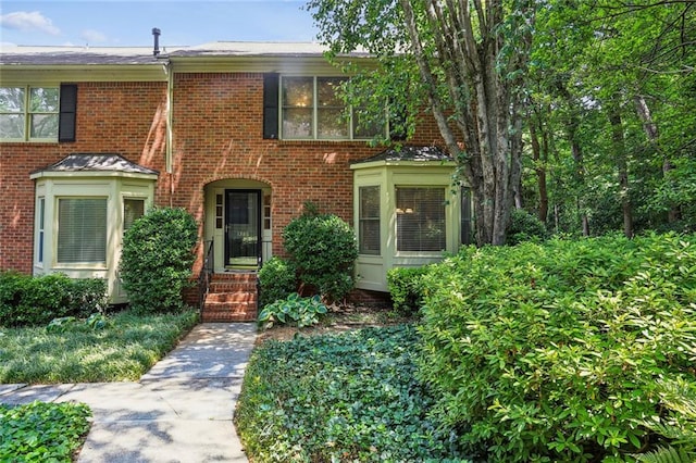 1386 Sheffield Glen Way NE, Atlanta, GA 30329 - view of front of house with brick siding