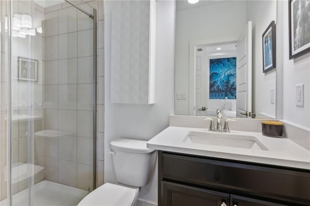 2034 Rockledge Rd NE, Atlanta, GA 30324 - ensuite bathroom with toilet, a stall shower, and vanity