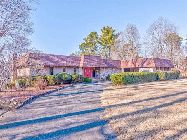 view of ranch-style house