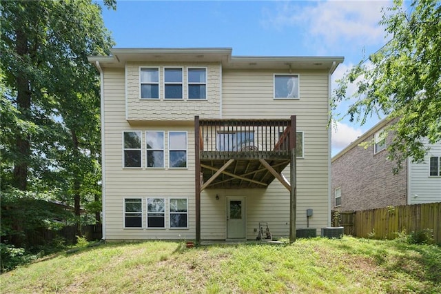 6018 Oakdale Rd SE, Mableton, GA 30126 - back of house with a wooden deck
