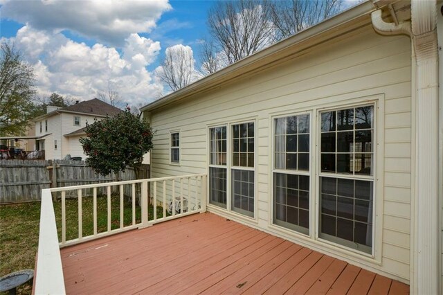 118 Heritage Way, Peachtree City, GA 30269 - view of wooden terrace