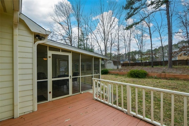 118 Heritage Way, Peachtree City, GA 30269 - wooden deck with a sunroom