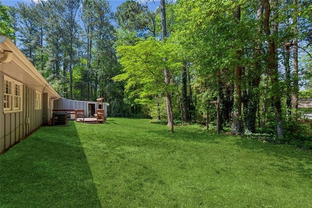view of outdoor structure with fence