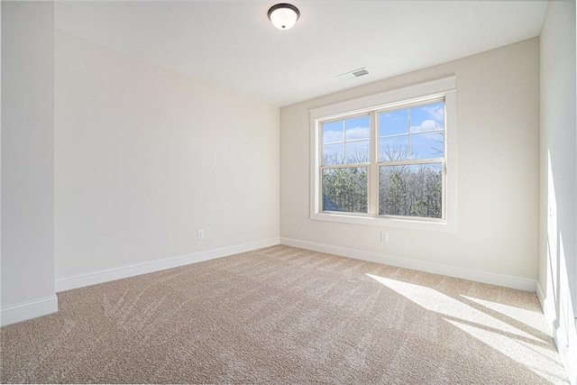 spare room featuring carpet floors