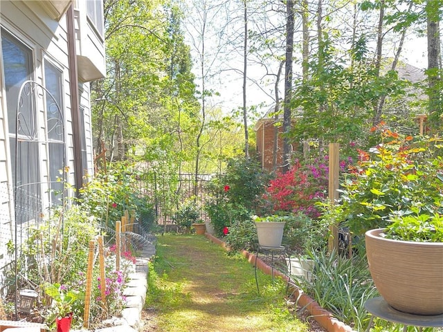 view of yard
