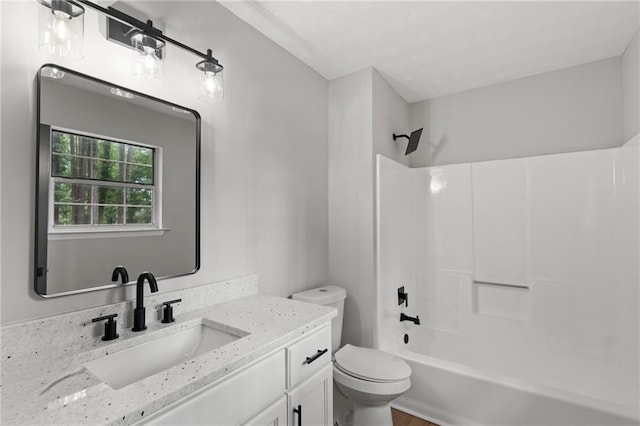 40 Melton Way, Covington, GA 30016 - full bathroom with vanity, washtub / shower combination, and wood finished floors