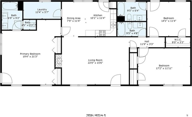 40 Melton Way, Covington, GA 30016 - view of room layout