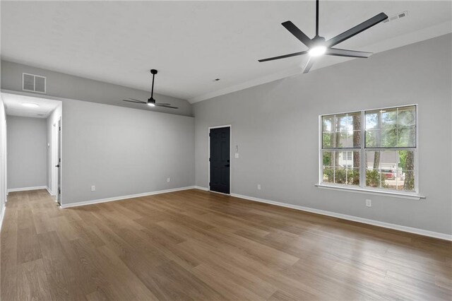 40 Melton Way, Covington, GA 30016 - spare room with ceiling fan and light wood-style flooring