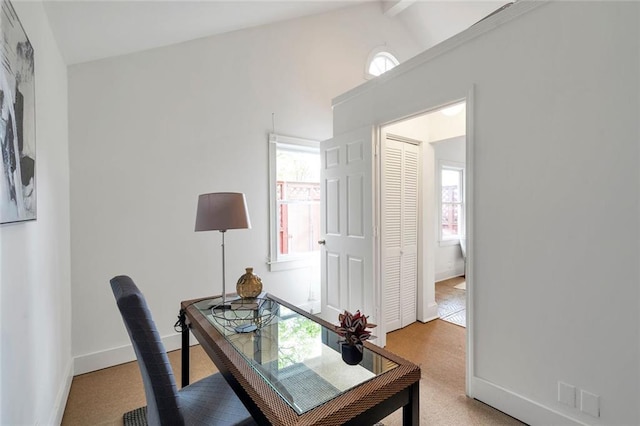 636 Cameron St SE, Atlanta, GA 30312 - office space with light carpet and baseboards