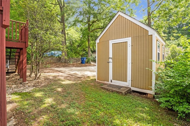 636 Cameron St SE, Atlanta, GA 30312 - view of shed with stairway