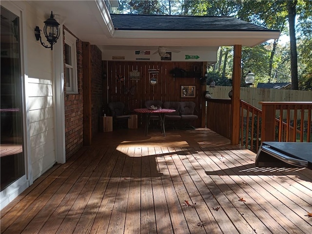 view of deck