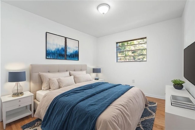 5726 Southwick Ct SW, College Park, GA 30349 - bedroom with light wood-type flooring and baseboards
