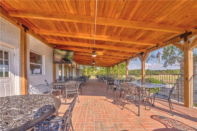31 Meadow Lakes Ter, Cedartown, GA 30125 - view of patio featuring outdoor dining space