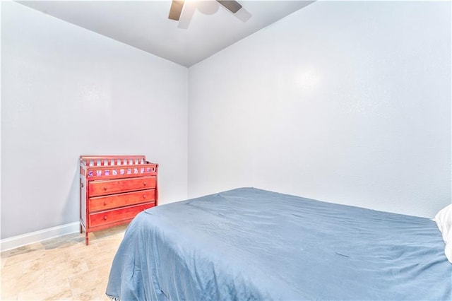 31 Meadow Lakes Ter, Cedartown, GA 30125 - bedroom featuring vaulted ceiling, baseboards, and a ceiling fan