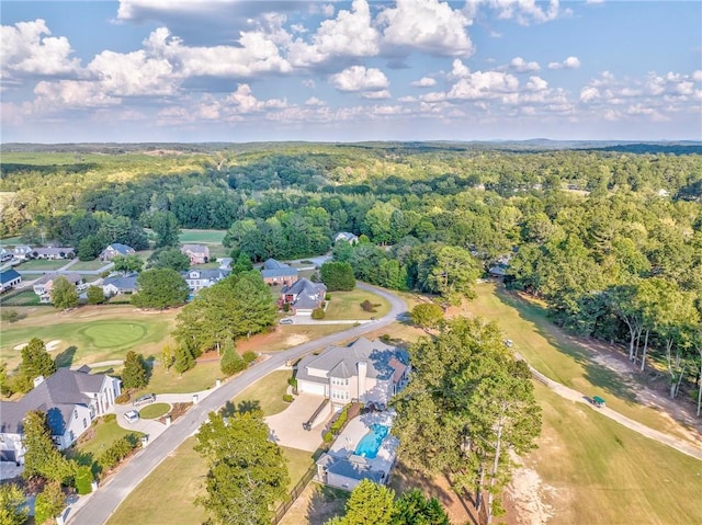 31 Meadow Lakes Ter, Cedartown, GA 30125 - aerial view of property and surrounding area with a heavily wooded area, nearby suburban area, and a local golf course