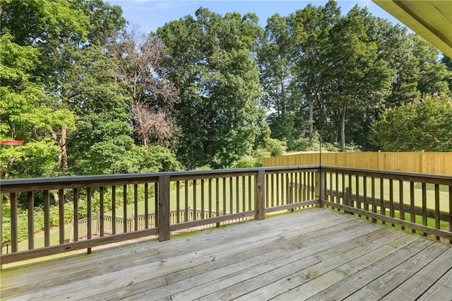 5821 Abbey View Ct, Clermont, GA 30527 - wooden terrace featuring view of scattered trees