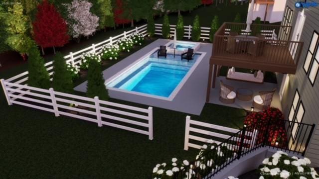 8305 Beryl Overlook, Gainesville, GA 30506 - view of pool