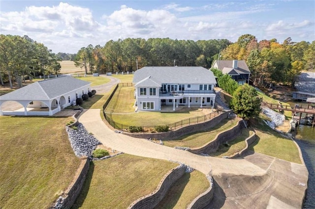 drone / aerial view