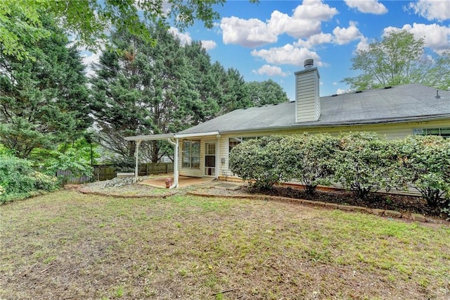 1965 Sterling Creek Ct, Snellville, GA 30078 - rear view of property featuring a patio and a chimney