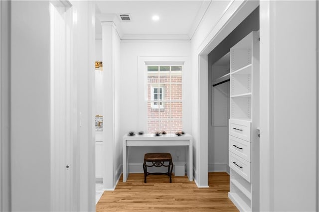 view of closet