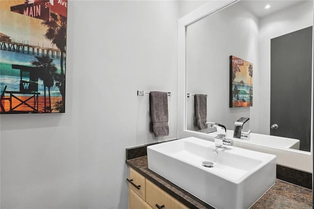 1323 Peachtree Vw NE, Atlanta, GA 30319 - bathroom with vanity and recessed lighting
