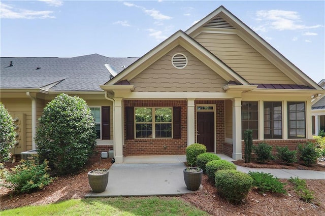 1585 Oak Meadows Ln, Cumming, GA 30041 - craftsman house with brick siding and roof with shingles