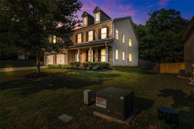 7601 Watson Cir, Locust Grove, GA 30248 - view of front of home with a garage and a porch